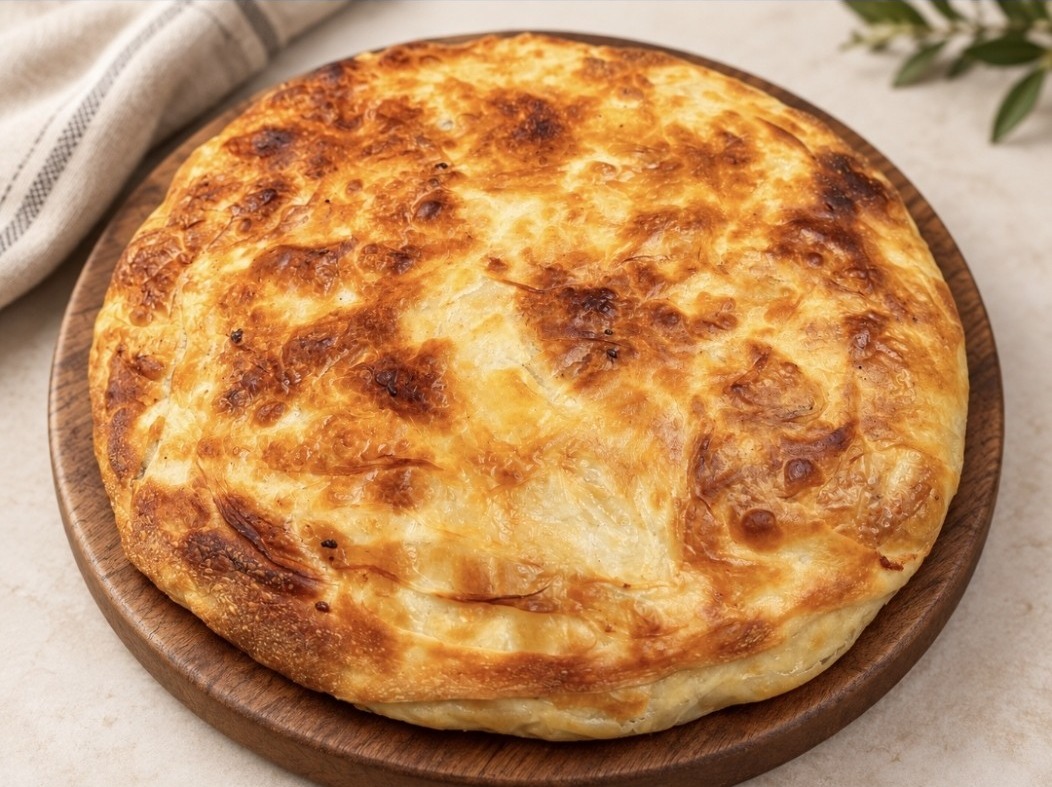 A whole feteer meshaltet, golden and flaky, fresh from the kitchen